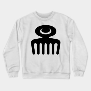 DUAFE "Wooden Comb" Crewneck Sweatshirt